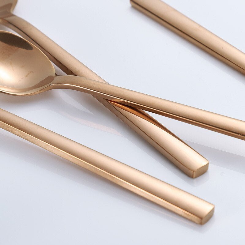 30 - Piece Stainless Steel Cutlery Set with Polished Finish - Home by Lorena