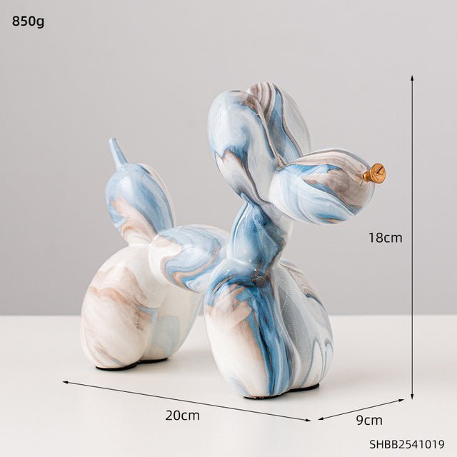 Abstract Resin Sculpture with Graffiti - Inspired Finish - Home by Lorena