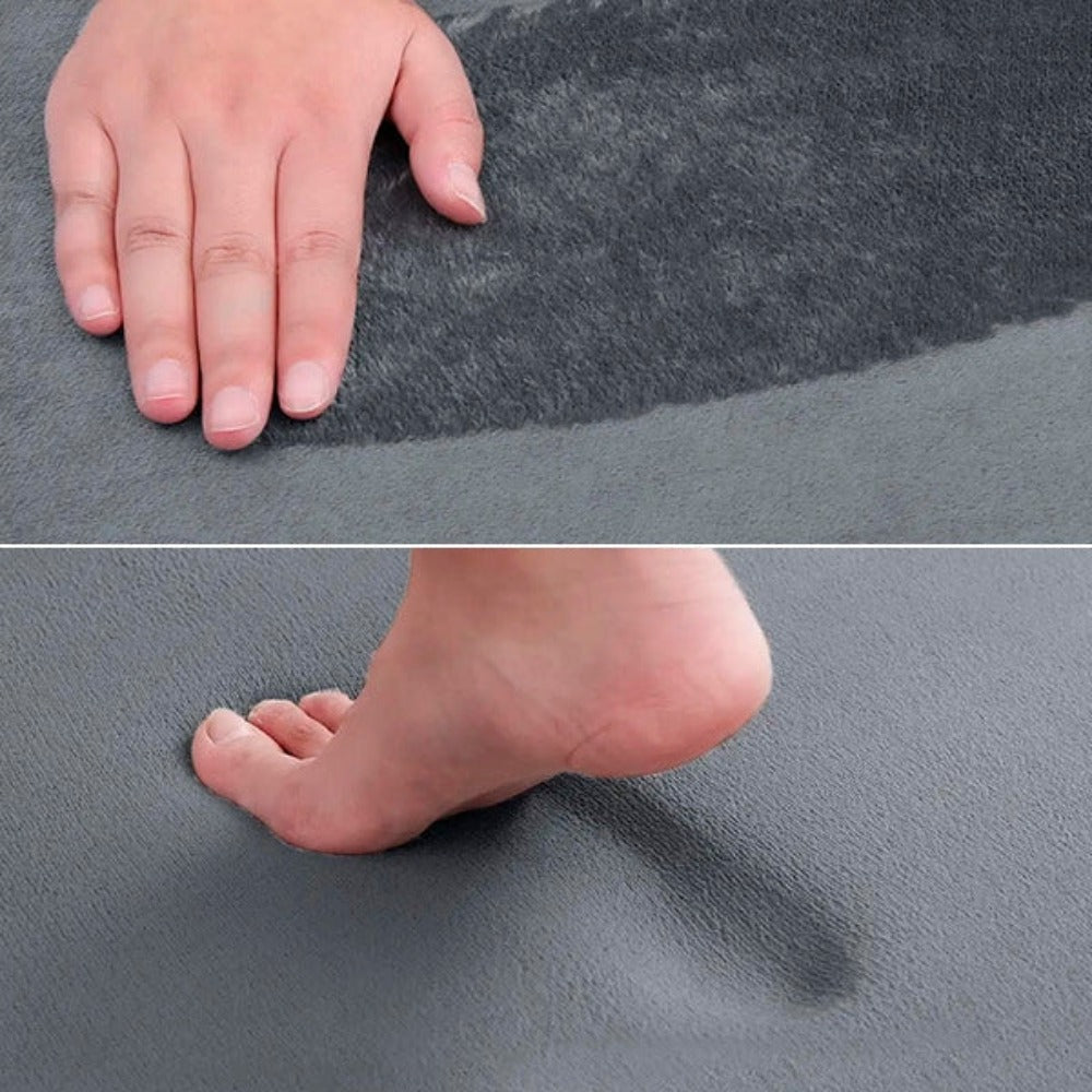 Memory Foam Bath Mat with Non - Slip Base - Home by Lorena