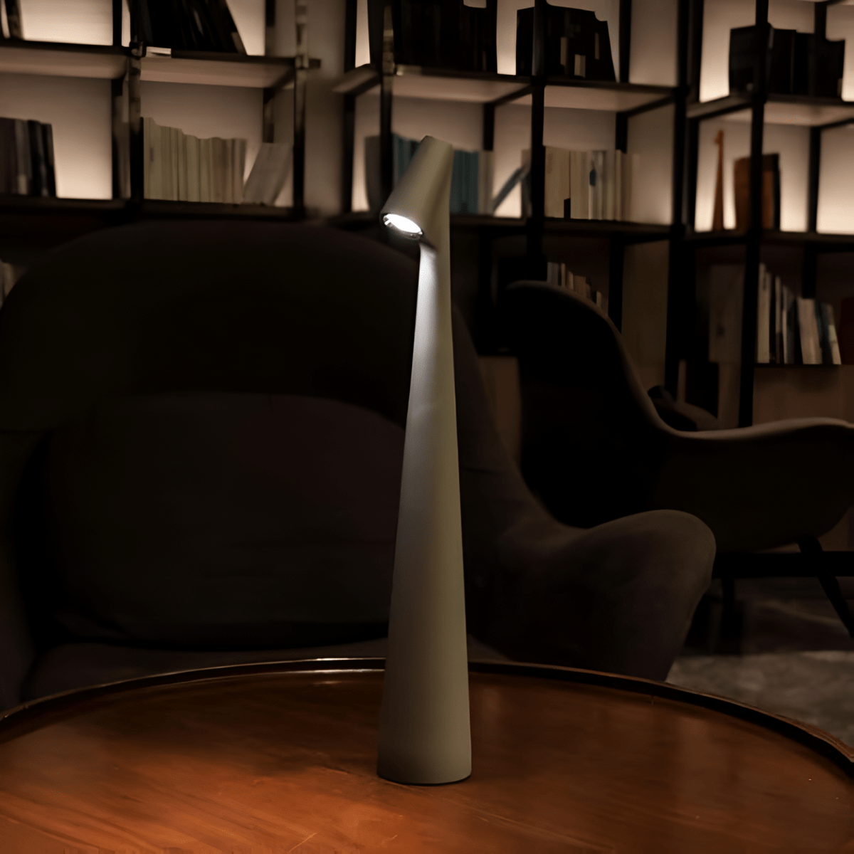 Minimalist LED Table Lamp with Touch Dimmer, Wireless Design - Home by Lorena