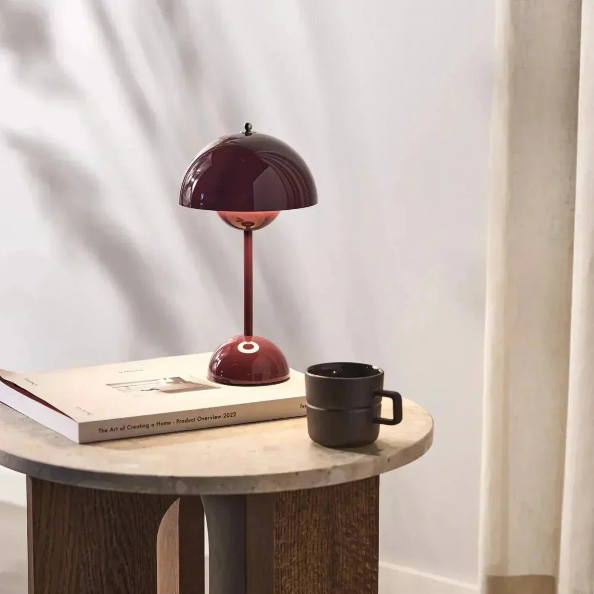 Modern Table Lamp with Adjustable Brightness, Iron Finish - Home by Lorena