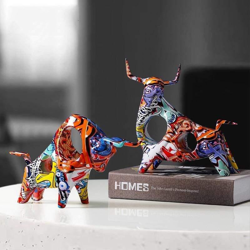 Nordic Resin Figurine with Abstract Design - Home by Lorena