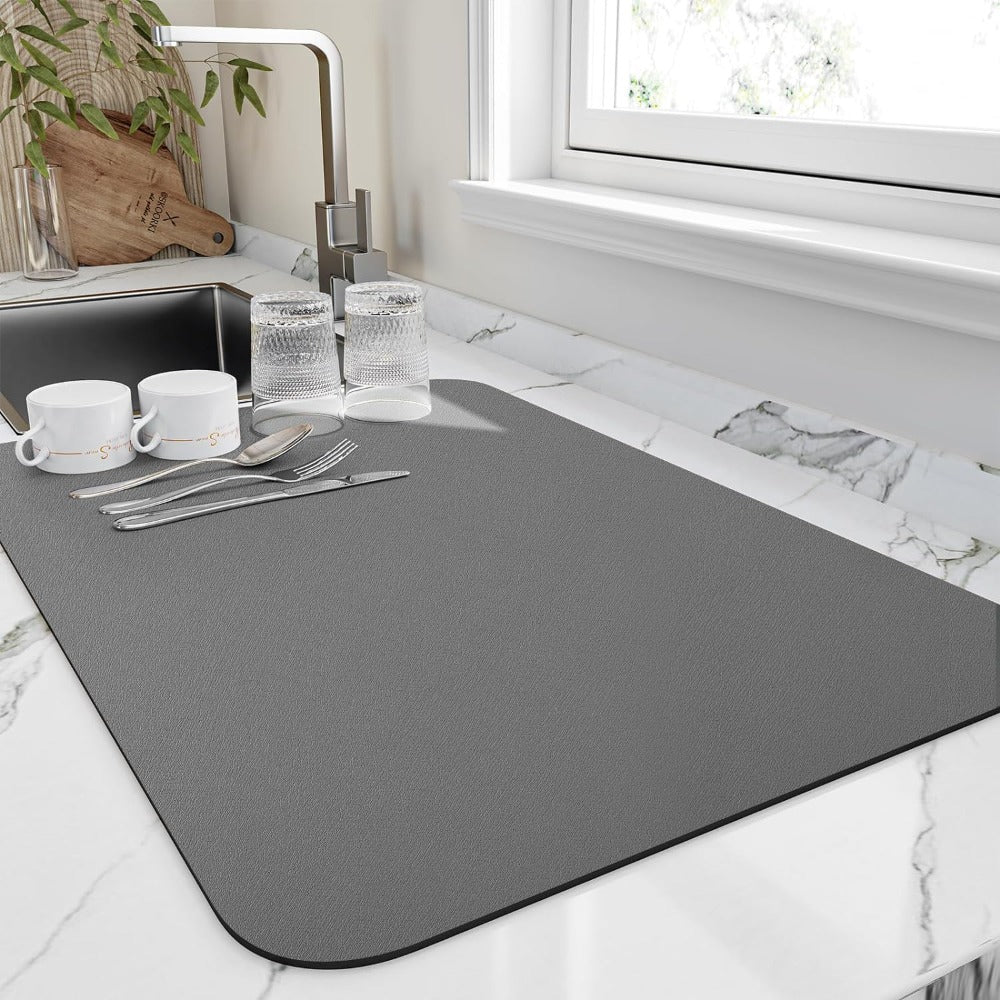 Quick - Drying Diatomite Dish Drying Mat - Home by Lorena