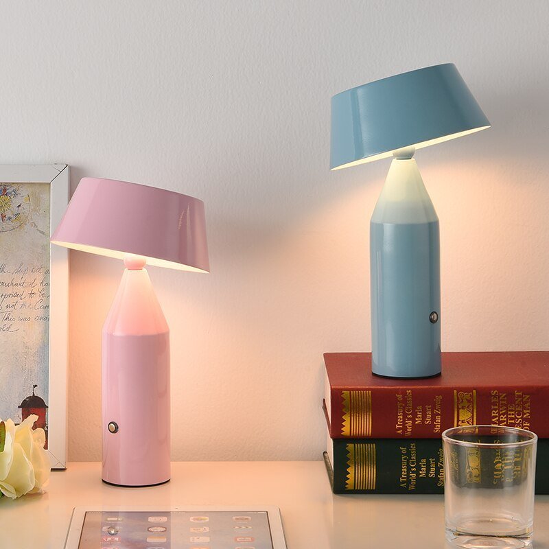 Rechargeable Metal Table Lamp with Magnetic Base - Home by Lorena