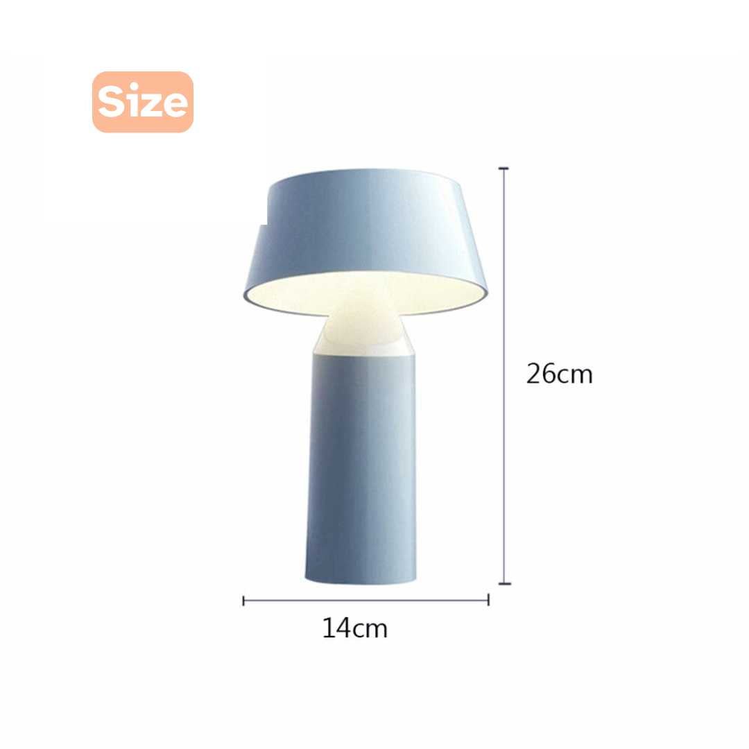 Rechargeable Metal Table Lamp with Magnetic Base - Home by Lorena