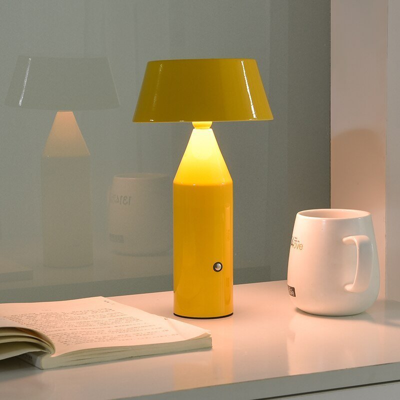 Rechargeable Metal Table Lamp with Magnetic Base - Home by Lorena