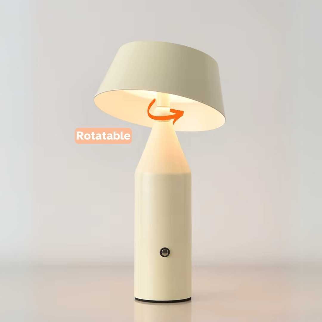 Rechargeable Metal Table Lamp with Magnetic Base - Home by Lorena