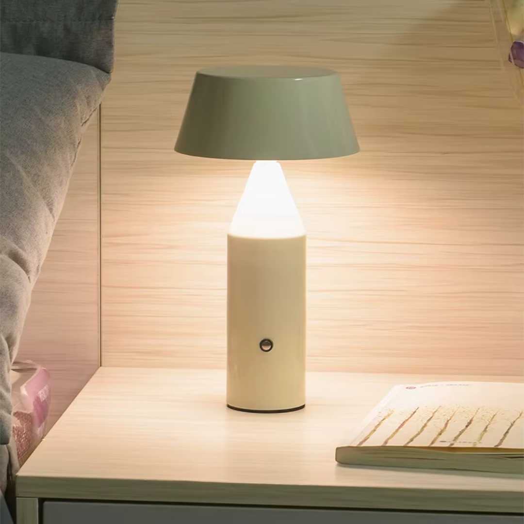 Rechargeable Metal Table Lamp with Magnetic Base - Home by Lorena