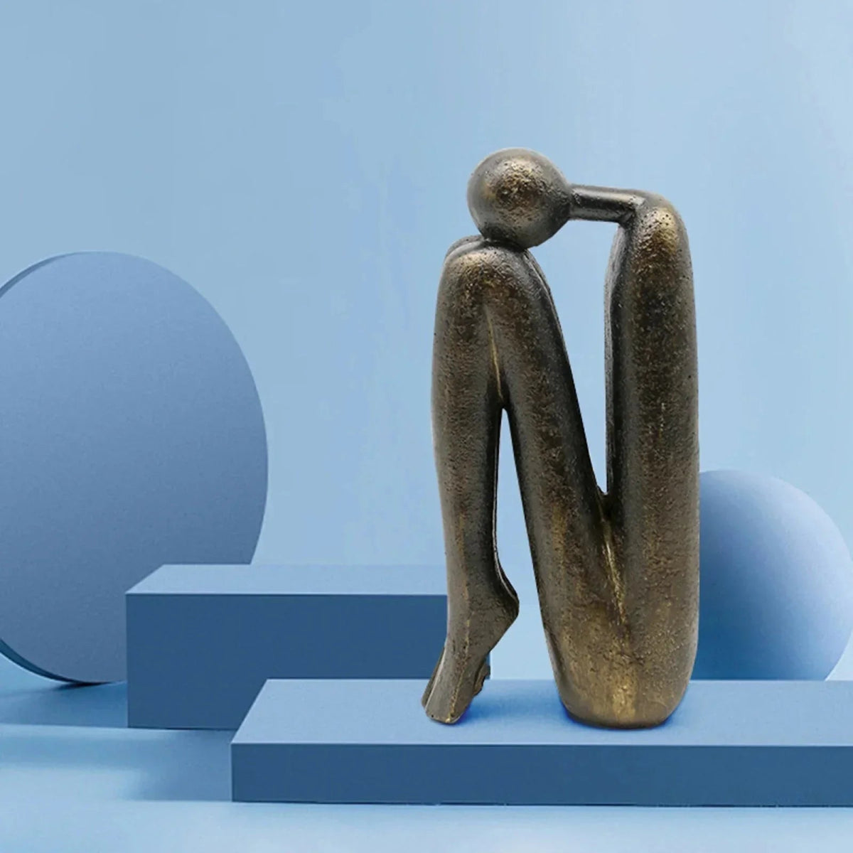 Resin Bookends with Sculptural Design, Pair - Home by Lorena
