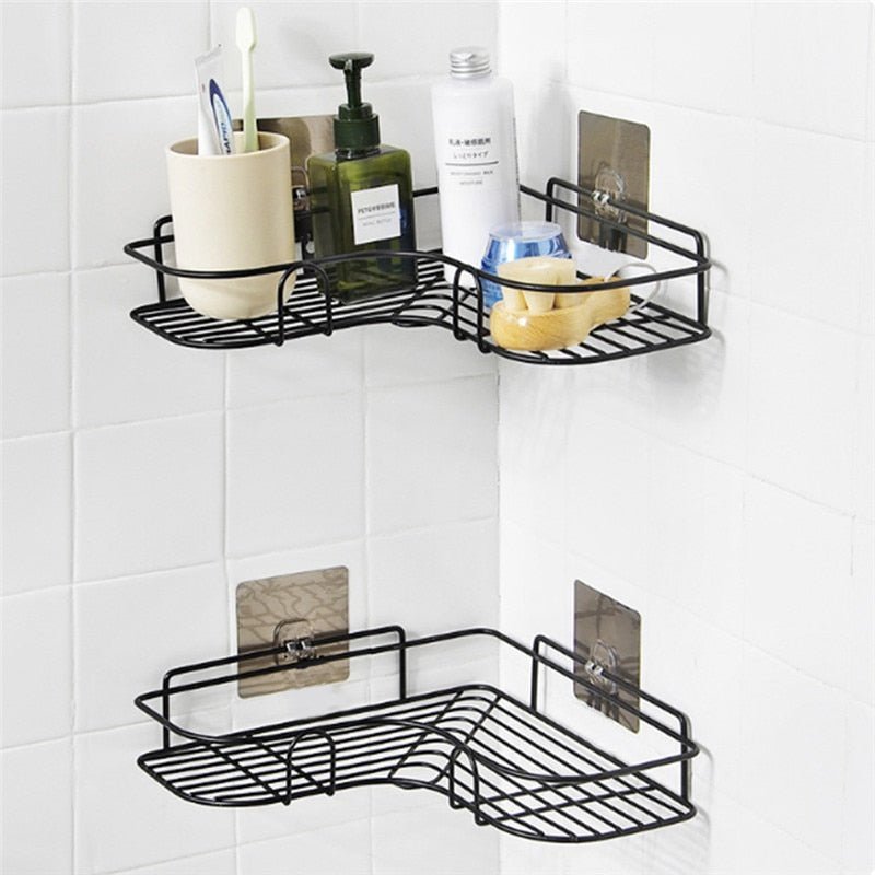 Self - Adhesive Shower Shelf with Anti - Rust Finish - Home by Lorena