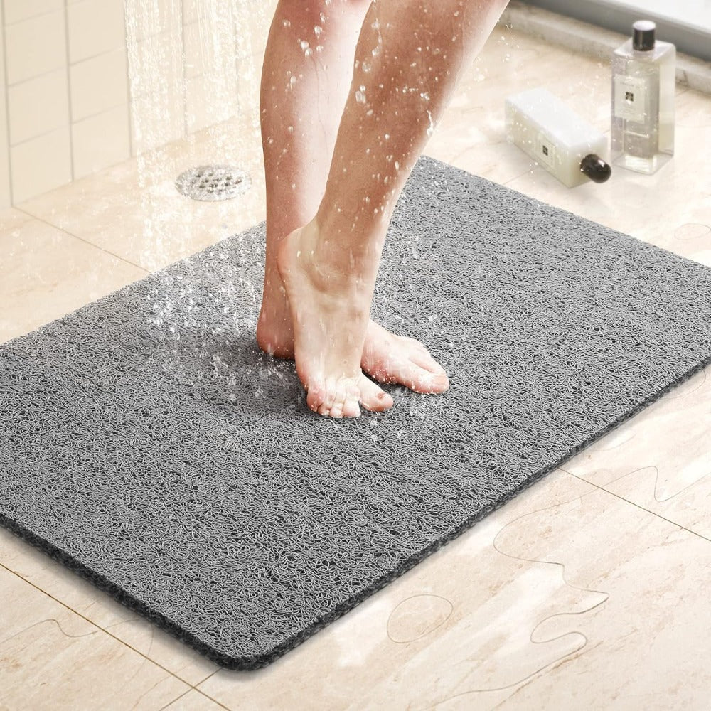 Soft Non - Slip Bath Mat with Quick - Drain Surface - Home by Lorena