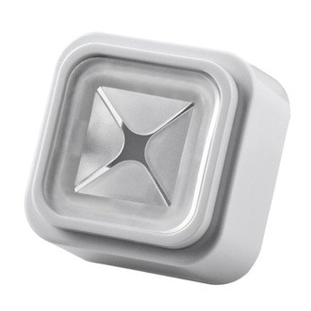 Square Towel Clip with Adhesive Back, White Base - Home by Lorena