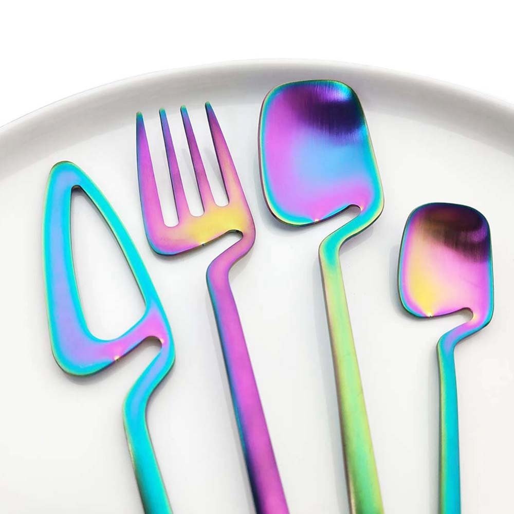 Stainless Steel Cutlery Set, 24 - Piece, Matt Finish - Home by Lorena