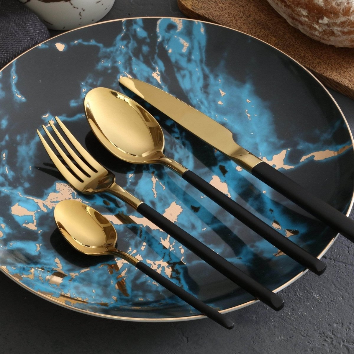Stainless Steel Cutlery Set with Italian - Inspired Detailing - Home by Lorena