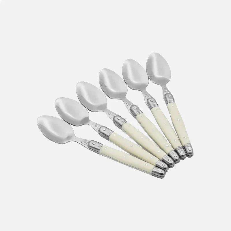 Stainless Steel Cutlery Set with Ivory Handles - Home by Lorena