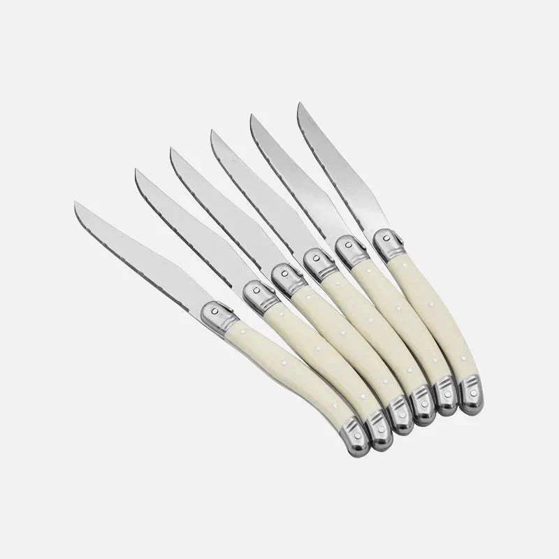 Stainless Steel Cutlery Set with Ivory Handles - Home by Lorena