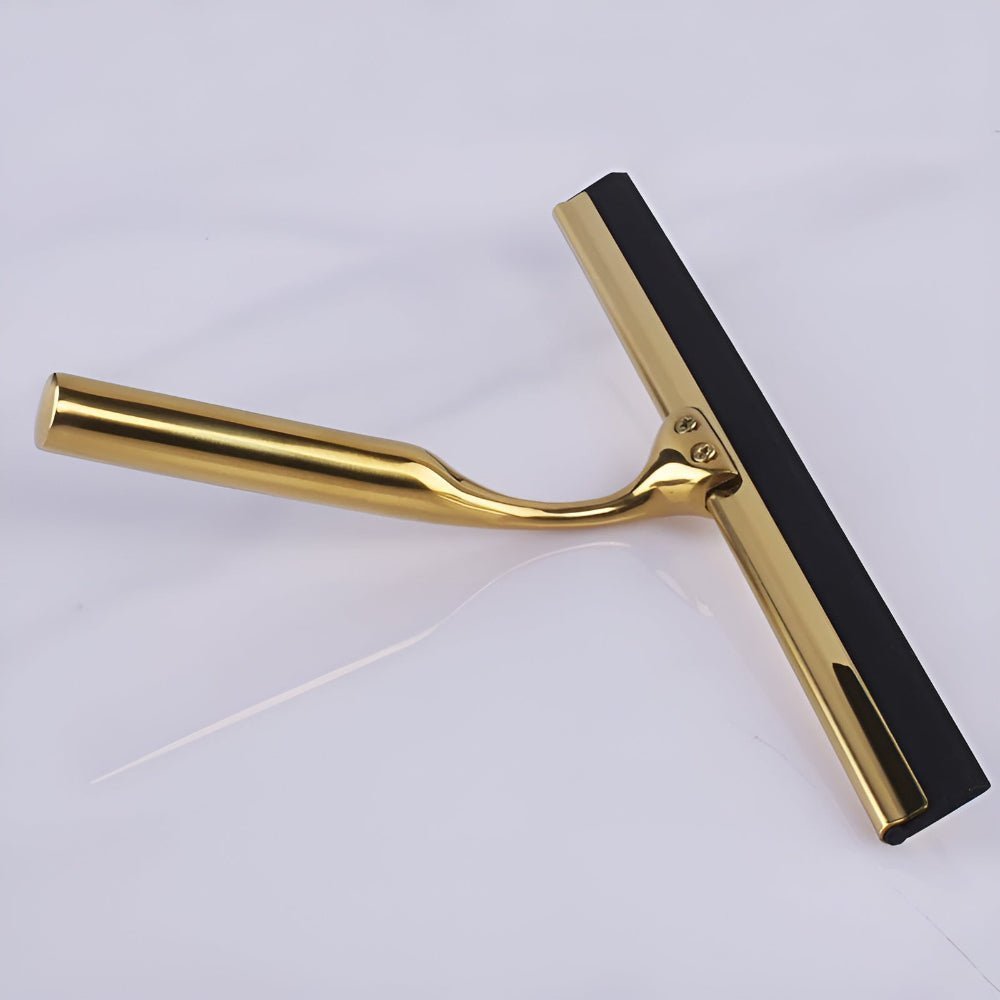 Stainless Steel Shower Squeegee with Gold Finish - Home by Lorena