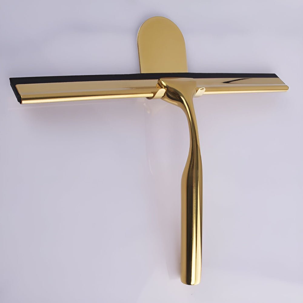 Stainless Steel Shower Squeegee with Gold Finish - Home by Lorena