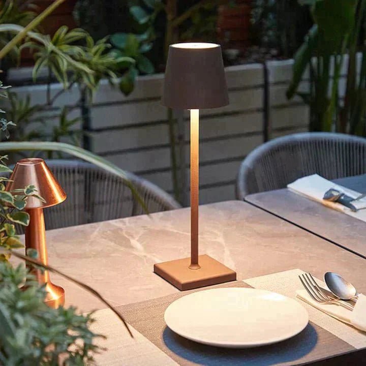 Wireless Table Lamp with Adjustable Brightness, USB Rechargeable - Home by Lorena