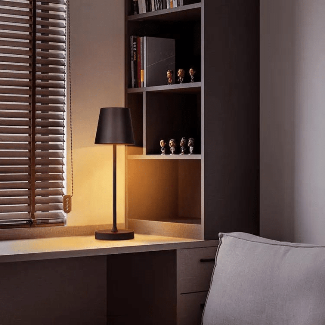 Wireless Table Lamp with Adjustable Brightness, USB Rechargeable - Home by Lorena