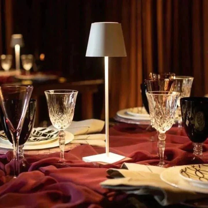 Wireless Table Lamp with Adjustable Brightness, USB Rechargeable - Home by Lorena