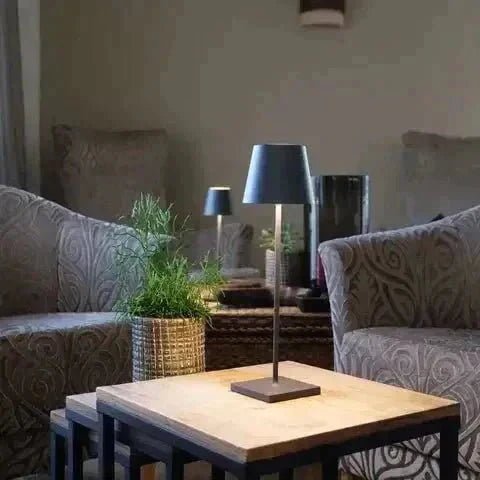 Wireless Table Lamp with Adjustable Brightness, USB Rechargeable - Home by Lorena