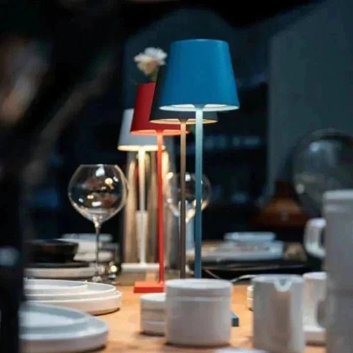 Wireless Table Lamp with Adjustable Brightness, USB Rechargeable - Home by Lorena