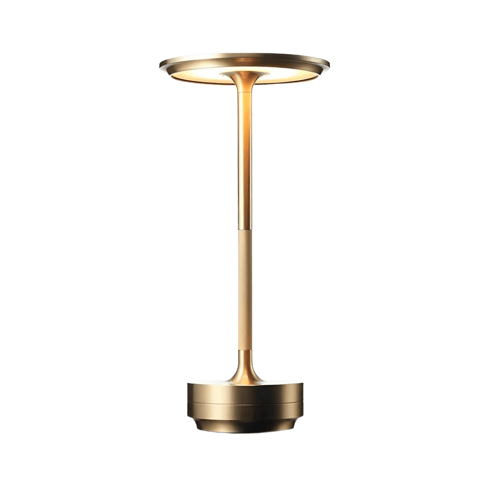 Wireless Table Lamp with Aluminium Frame and Acrylic Shade - Home by Lorena