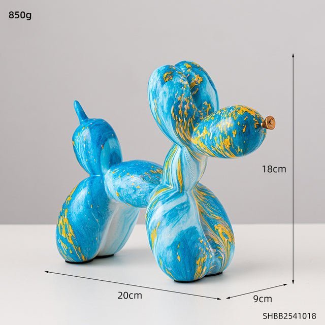 Abstract Resin Sculpture with Graffiti - Inspired Finish - Home by Lorena