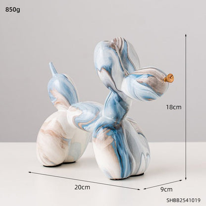 Abstract Resin Sculpture with Graffiti - Inspired Finish - Home by Lorena