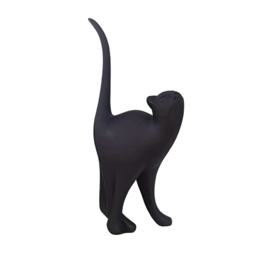 Handmade Resin Cat Sculpture with Matte Finish - Home by Lorena