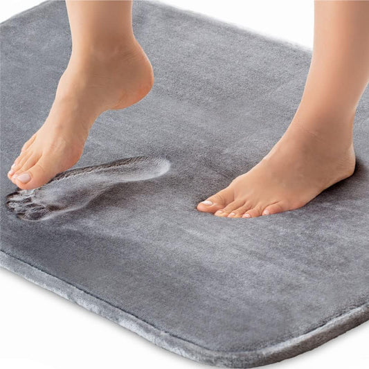 Memory Foam Bath Mat with Non - Slip Base - Home by Lorena