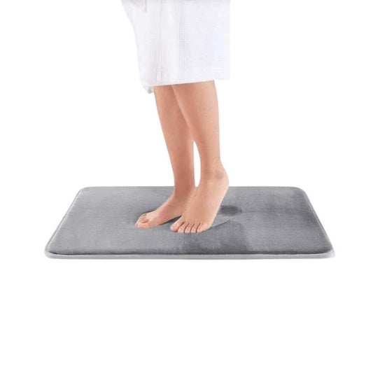 Memory Foam Bath Mat with Non - Slip Base - Home by Lorena