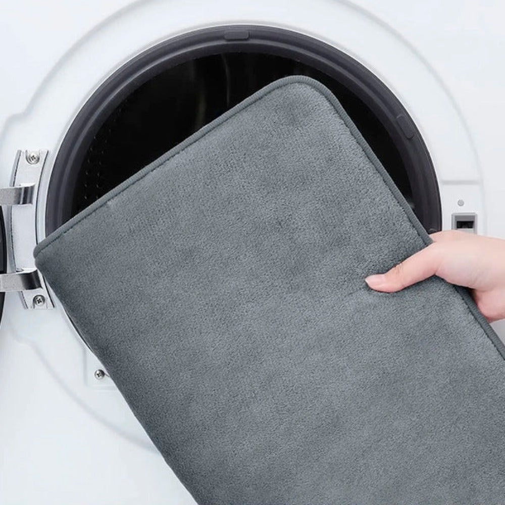 Memory Foam Bath Mat with Non - Slip Base - Home by Lorena