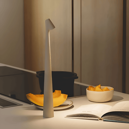 Minimalist LED Table Lamp with Touch Dimmer, Wireless Design - Home by Lorena
