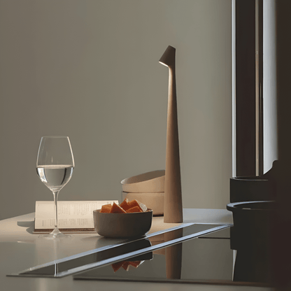 Minimalist LED Table Lamp with Touch Dimmer, Wireless Design - Home by Lorena