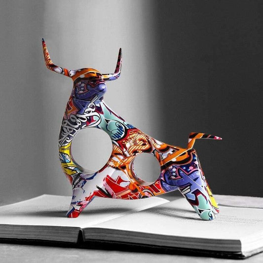 Nordic Resin Figurine with Abstract Design - Home by Lorena