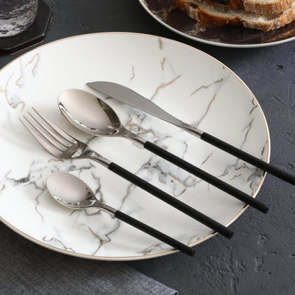 Polished Stainless Steel Cutlery Set, 4 - Piece - Home by Lorena