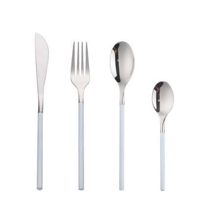 Polished Stainless Steel Cutlery Set, 4 - Piece - Home by Lorena