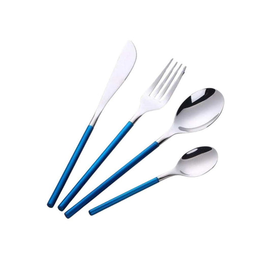 Polished Stainless Steel Cutlery Set, 4 - Piece - Home by Lorena
