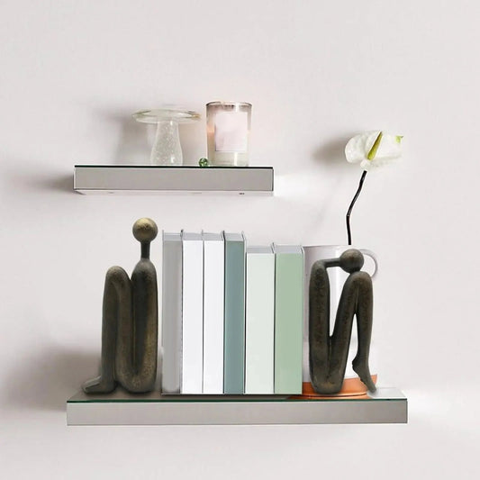 Resin Bookends with Sculptural Design, Pair - Home by Lorena