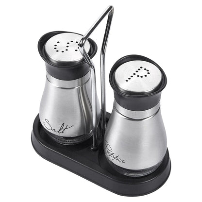 Salt and Pepper Shaker Set in Stainless Steel - Home by Lorena