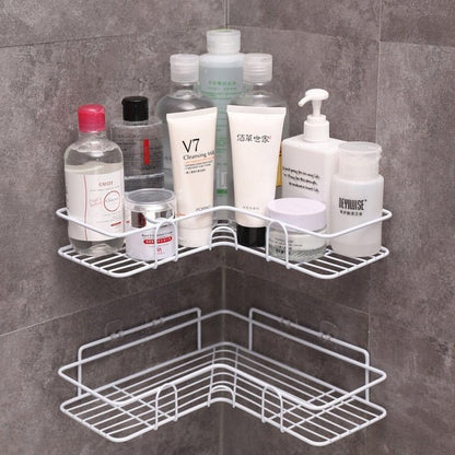 Self - Adhesive Shower Shelf with Anti - Rust Finish - Home by Lorena