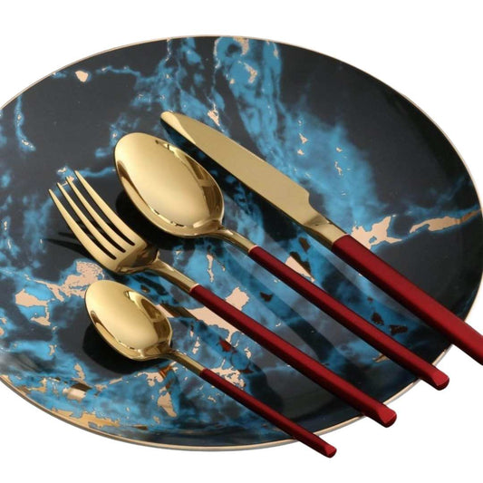 Stainless Steel Cutlery Set with Italian - Inspired Detailing - Home by Lorena