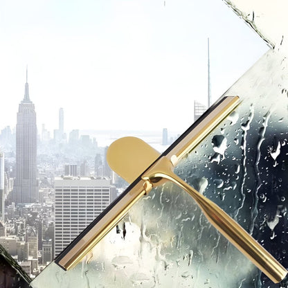 Stainless Steel Shower Squeegee with Gold Finish - Home by Lorena