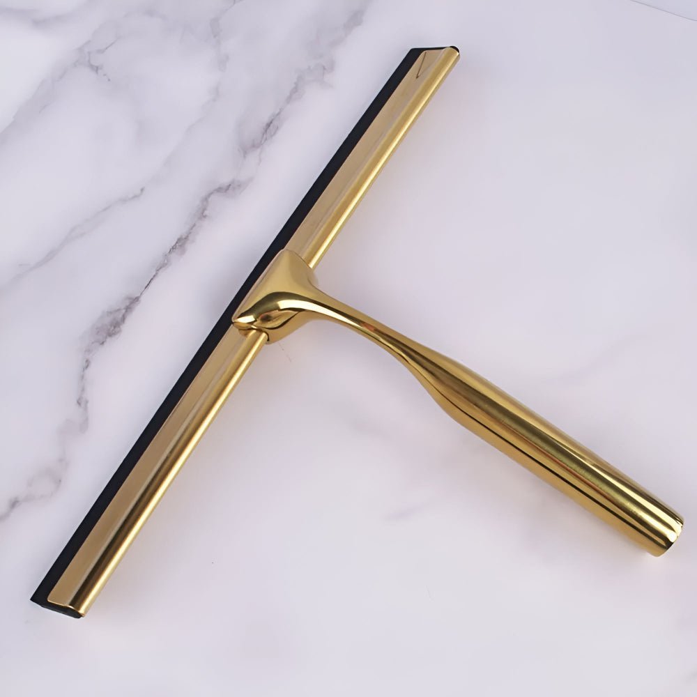 Stainless Steel Shower Squeegee with Gold Finish - Home by Lorena
