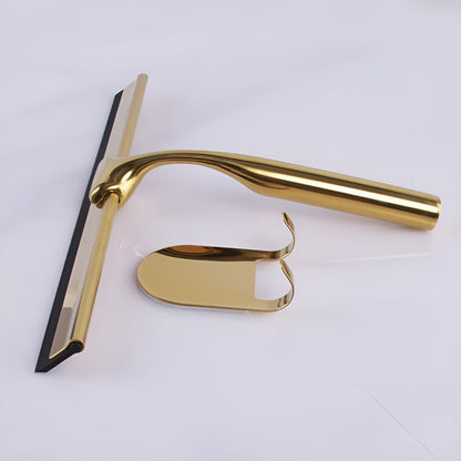 Stainless Steel Shower Squeegee with Gold Finish - Home by Lorena