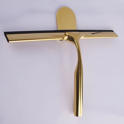Stainless Steel Shower Squeegee with Gold Finish - Home by Lorena