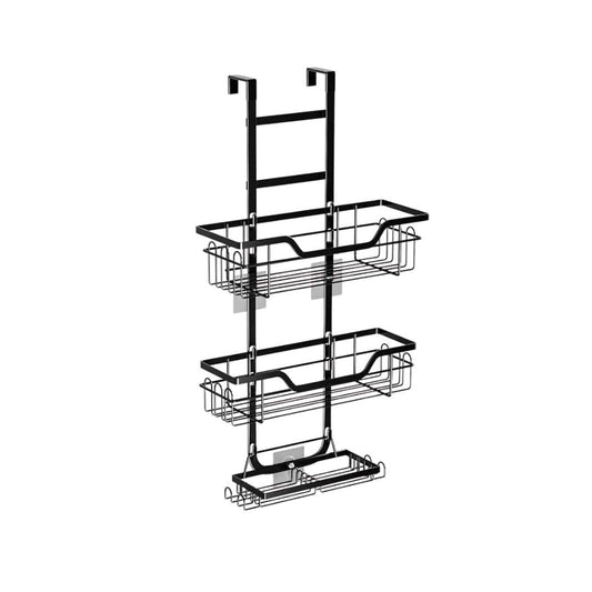 Wall - Mounted Bathroom Accessory Rack, Steel with Open Shelves - Home by Lorena
