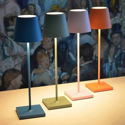 Wireless Table Lamp with Adjustable Brightness, USB Rechargeable - Home by Lorena